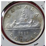 1938 Canada Silver Dollar