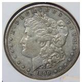 1890 S Morgan Silver Dollar Coin