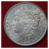 1878 REV 1879 Morgan Silver Dollar Coin