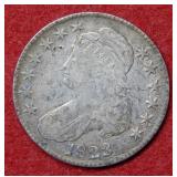 1823 Bust Silver Half Dollar Coin