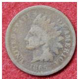 1865 Indian Head Cent Coin