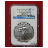 2014(W) Silver Eagle 1oz NGC MS69
