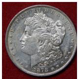 1878 REV of 1879 Morgan Silver Dollar Coin