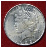 1923 D Peace Silver Dollar Coin