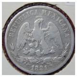 1881 Mexico 50 Centavos