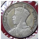 1934 New Zealand Half Crown