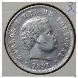1891 Portugal 500 Reis