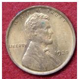 1920 Lincoln Wheat Cent - Red & Brown