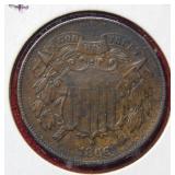 1866 Two Cent Piece