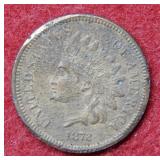 1872 Indian Head Cent - Grainy