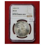 1898 O Morgan Silver Dollar NGC MS64