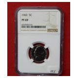 1960 Jefferson Nickel NGC PF69