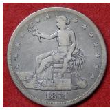 1874 CC Silver Trade Dollar