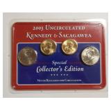 2003 Sacagawea $1 and Kennedy Half Dollars