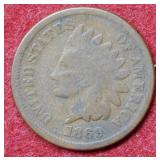1869 Indian Head Cent