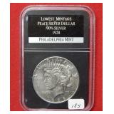 1928 Peace Silver Dollar Coin***