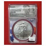 2021 Silver Eagle Type I ANACS MS70
