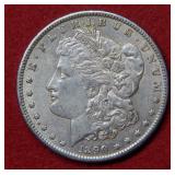 1890 CC Morgan Silver Dollar Coin