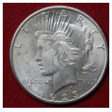 1923 S Peace Silver Dollar Coin