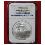 2008 Silver Eagle 1oz NGC GEM Uncirculated