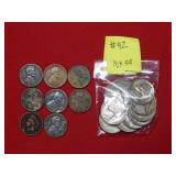 Grab Bag of US Cents and Nickels