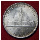 1939 Canada Silver Dollar