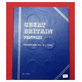 21 Great Britain Pennies with free book