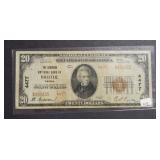 1929 $20 National Currency - Bristol VA #4477