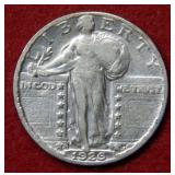 1926 S Standing Liberty Silver Quarter