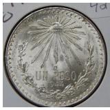 1944 Mexico Silver Peso