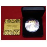 2018 Colorized Silver Eagle 1oz - Taurus/ Zodiac