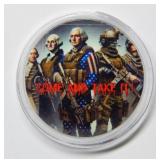 1oz .999 Silver Round - "Come and Take It"
