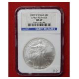 2007 W Silver Eagle NGC MS69 - Early Releases