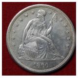 1860 O Silver Trade Dollar