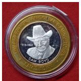 Vegas $10 Silver Token - Sam