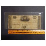 1813 $5 The Union Bank of Pennsylvania Note***