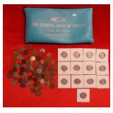 Grab Bag of US Coins with free bank bag