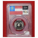 1999 S Georgia Silver Quarter PCGS PR69 DCAM