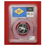 1999 S Delaware Silver Quarter PCGS PR69 DCAM