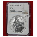 2024 P Australia Silver Koala NGC MS70