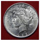 1923 D Peace Silver Dollar Coin