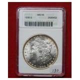 1888 Morgan Silver Dollar ANACS MS65