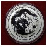 2012 Australia "Year of the Dragon" Silver 1oz