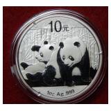 2010 China Silver Panda .999
