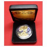 2017 Colorized Silver Eagle 1oz- Zodiac Aquarius