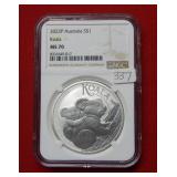 2023P Australia Silver Koala NGC MS70