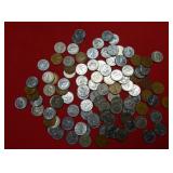 Bulk Lot of WWII Canadian Nickels 1942-1945