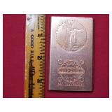 2012 Half Pound .999 Copper Bar