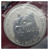 Dogecoin 1oz .999 Silver Round