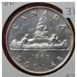 1960 Canada Silver Dollar